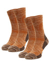 Wandersocken aus Merinowolle - (2er-Pack) Karamell