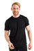 Herren Merino T-Shirt 165 Schwarz meliert