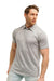 Herren Merino Polo 165 Grau meliert