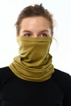 Merino Neck Gaiter 165 Olive Grove