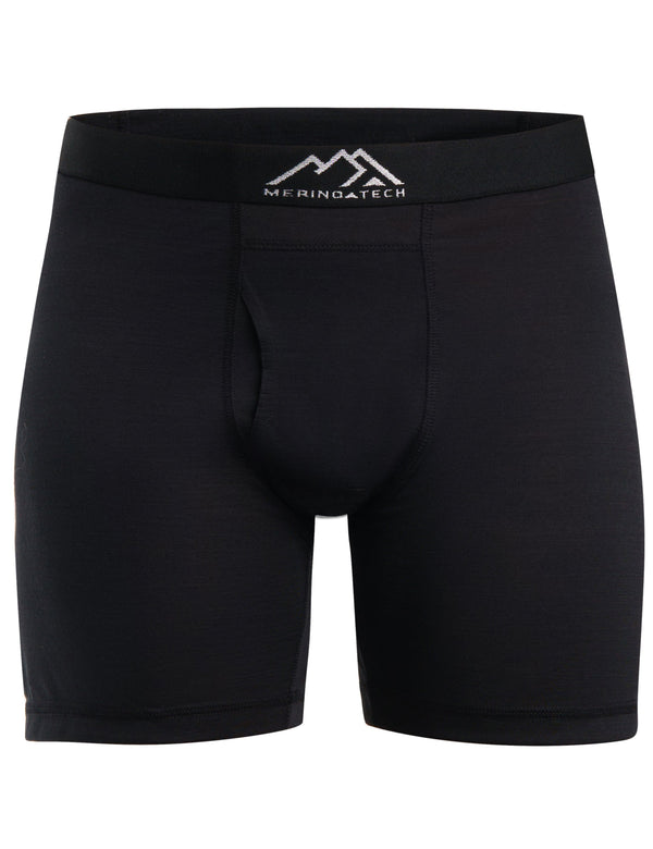 Herren Merino Boxershorts 170 Schwarz (1er Pack)