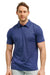 Herren Merino Polo 165 Windsor Blau