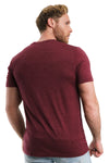 Herren Merino T-Shirt 165 Burgunder Wein (+Socken)