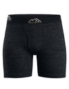 Herren-Boxershorts Merino 170, schwarz meliert (2er-Pack)