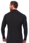 Merino Half Zip Langarmshirt 165 für Herren Anthrazit