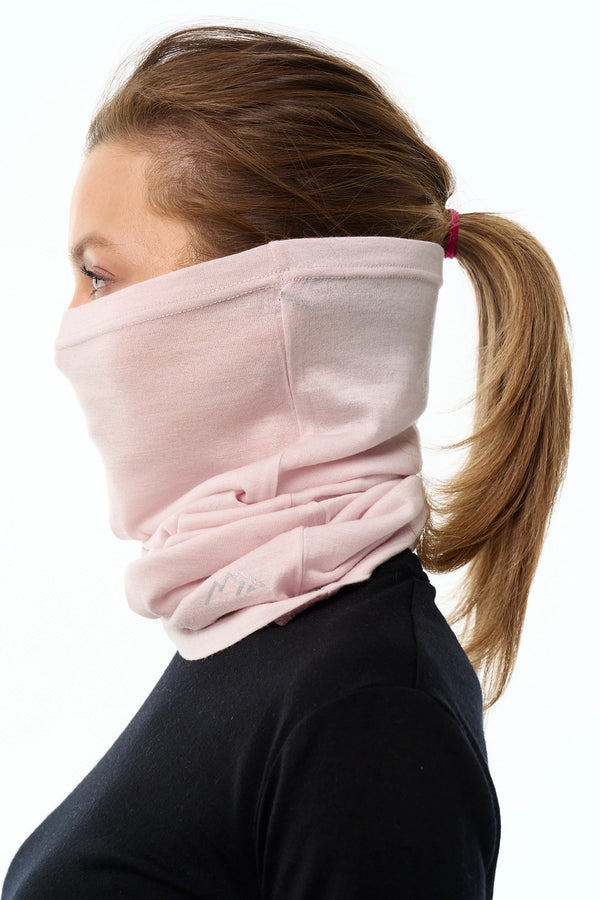 Merino Halstuch 165 Graumeliert