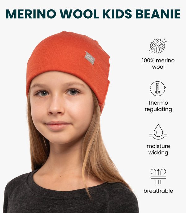 Kids' Beanie Rusty Orange