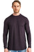 Merino Langarmshirt 170 für Herren, Dunkelmarineblau, gewebt