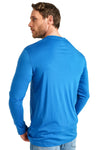Herren Merino Langarmshirt 170 Himmelblau