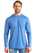 Herren Merino Langarmshirt 170 Blau Marine