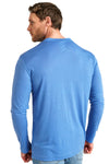 Herren Merino Langarmshirt 170 Blau Marine