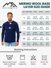 Men's Merino Long Sleeve 165 Woodland Grey Blue
