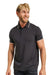 Men's Merino Polo 165 Charcoal Black