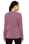 170 Merino Base Layer Langarm Orchid Weaved Damen