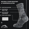 Wandersocken aus Merinowolle - (2er-Pack) Heathered Cloud