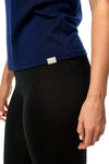 Damen Merino T-Shirt 165 Navy | Rundhalsausschnitt (+Socken)