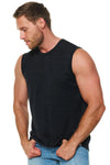 Tanktop aus Merinowolle für Herren, Anthrazit