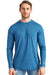 Herren Merino Langarmshirt 170 Bermuda Blue