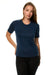 Damen Merino T-Shirt 165 Marineblau | Rundhals