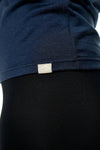 Damen Merino T-Shirt 165 Marineblau | Rundhals