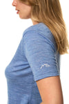 Damen Merino T-Shirt 165 Dunkelblau | Rundhals