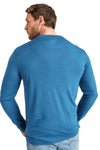 Herren Merino Langarmshirt 170 Bermuda Blue