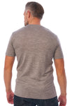 Sportliches Merino-T-Shirt für Herren, Graumeliert