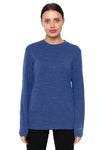 Damen Merino Langarmshirt 170 Chicago Blues