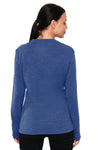 Damen Merino Langarmshirt 170 Chicago Blues