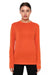 Damen Merino Langarmshirt 170 Papaya Orange