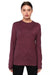 Damen Merino Langarmshirt 170 Merlot Lila