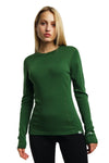 Paar-Longsleeve Merino 250 Oliv 