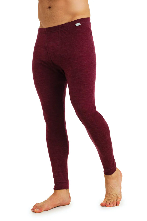 Herren Merino Hose 165 Burgund