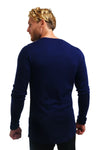 Herren Merino Langarmshirt 250 Navy