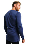 Herren Merino Langarmshirt 250 Windsor Blue