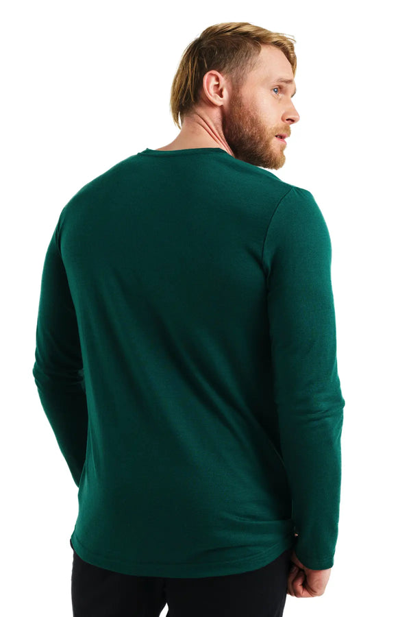Men's Merino Long Sleeve 165 Forest Green