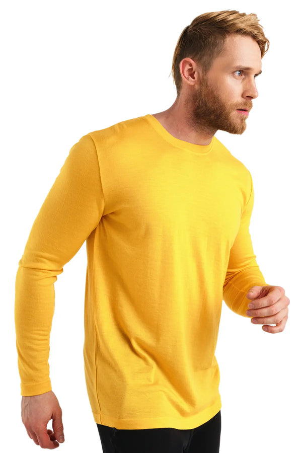 Herren Merino Langarmshirt 165 Gold