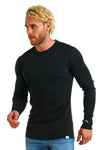 Merino Langarmshirt 320 für Herren, Anthrazit