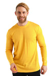 Herren Merino Langarmshirt 165 Gold