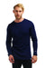 Herren Merino Langarmshirt 250 Navy