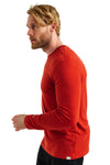 Men's Merino Long Sleeve 165 Chili Red