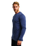 Herren Merino Langarmshirt 250 Windsor Blue