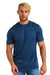 Herren Merino T-Shirt 165 Denim Blau