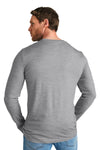 Herren Merino Langarmshirt 165 Grau meliert