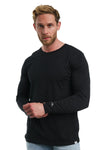 Merino Langarmshirt für Paare 165 Anthrazit 