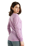 Damen Merino Langarmshirt 165 Heather Lilac