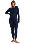 Damen Merino Thermo-Set 165 Navy