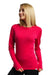 Damen Merino Langarmshirt 250 Magenta