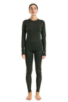 Damen Merino Thermo Set 320 Armeegrün