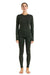 Damen Merino Thermo Set 320 Armeegrün